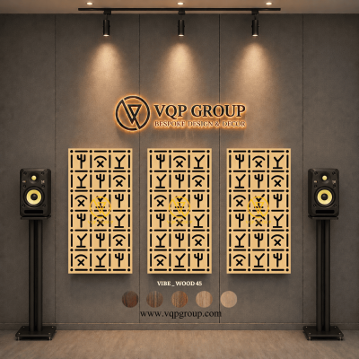 TẤM TIÊU ÂM GỖ CNC - VIBE _ WOOD 45