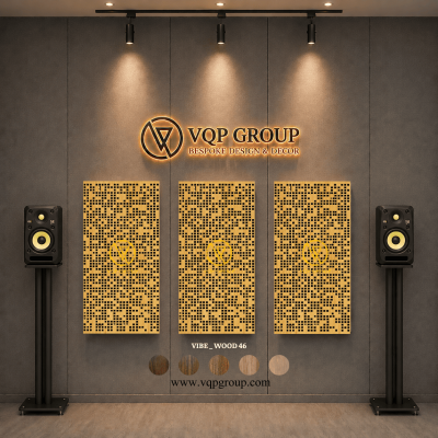 TẤM TIÊU ÂM GỖ CNC - VIBE _ WOOD 46