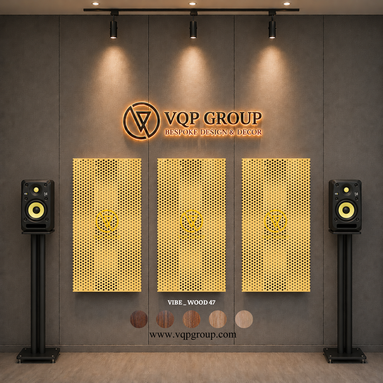 TẤM TIÊU ÂM GỖ CNC - VIBE _ WOOD 47