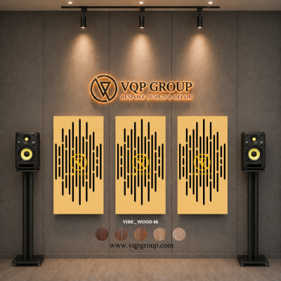TẤM TIÊU ÂM GỖ CNC - VIBE _ WOOD  48