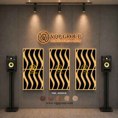 TẤM TIÊU ÂM GỖ CNC - VIBE _ WOOD 49