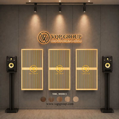 TẤM TIÊU ÂM GỖ CNC - VIBE _ WOOD  5