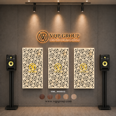 TẤM TIÊU ÂM GỖ CNC - VIBE _ WOOD  52