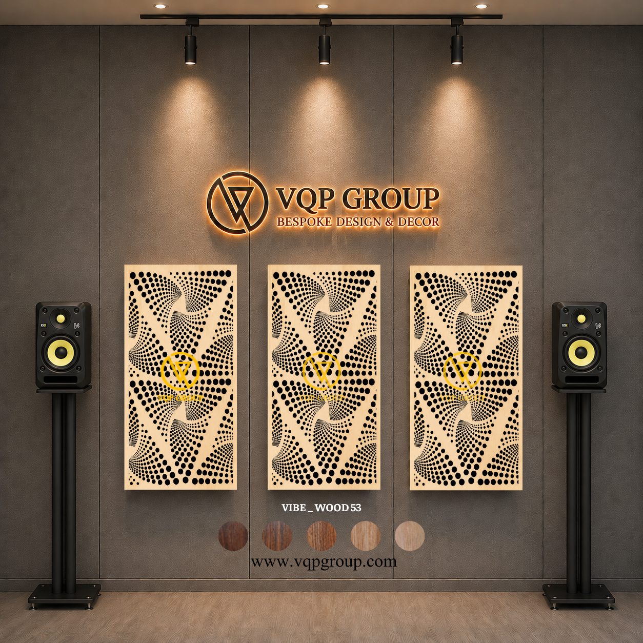 TẤM TIÊU ÂM GỖ CNC - VIBE _ WOOD  53