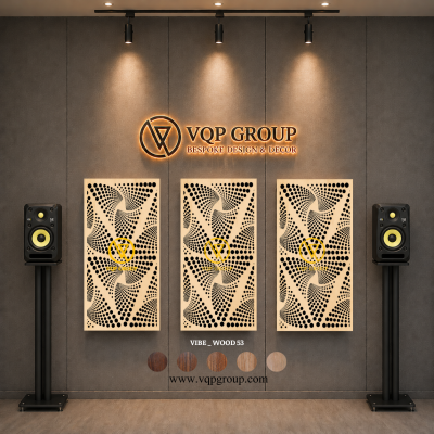 TẤM TIÊU ÂM GỖ CNC - VIBE _ WOOD  53