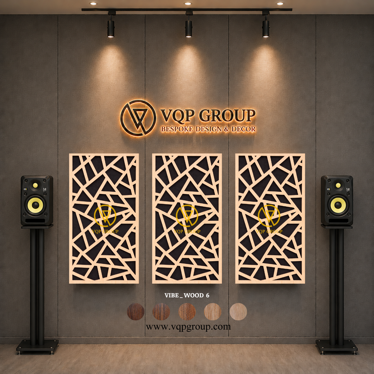 TẤM TIÊU ÂM GỖ CNC - VIBE _ WOOD 6
