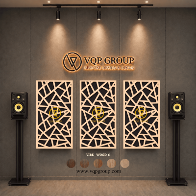 TẤM TIÊU ÂM GỖ CNC - VIBE _ WOOD 6