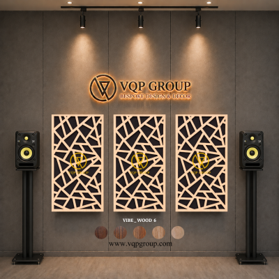 TẤM TIÊU ÂM GỖ CNC - VIBE _ WOOD 6