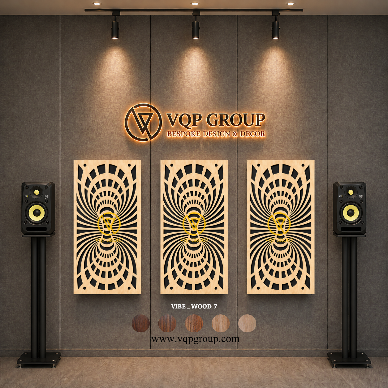 TẤM TIÊU ÂM GỖ CNC - VIBE _ WOOD  7