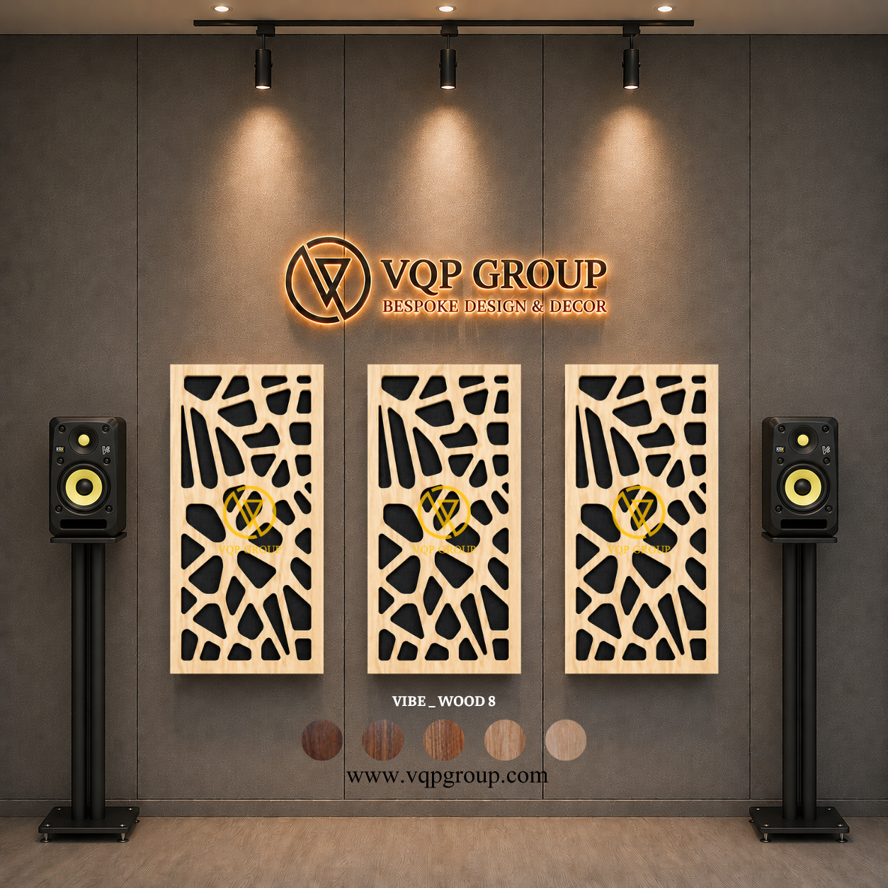 TẤM TIÊU ÂM GỖ CNC - VIBE _ WOOD  8