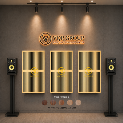 TẤM TIÊU ÂM GỖ CNC - VIBE _ WOOD  5