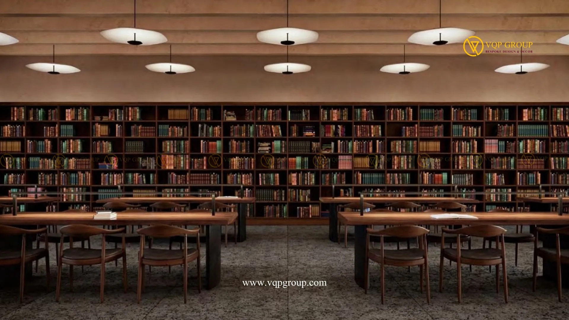 Acoustic lighting cho reading lounge và khu làm việc tập trung cao cấp