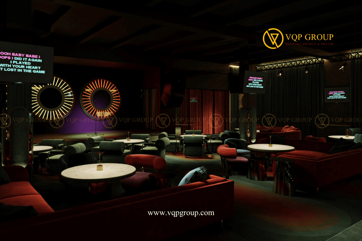 Thiết kế nội thất và acoustic Emerald Noir Lounge VQP GROUP