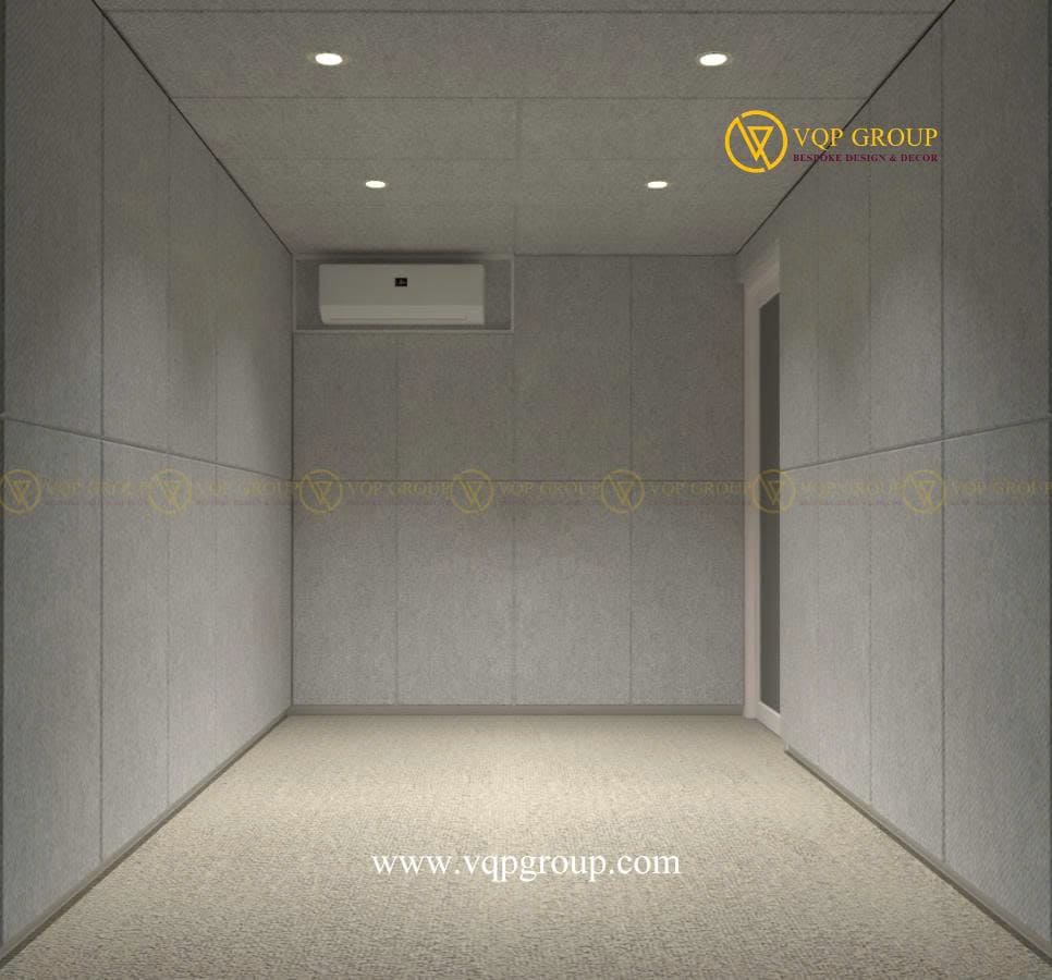 Không gian tiêu âm phòng thính giác sau khi hoàn thiện