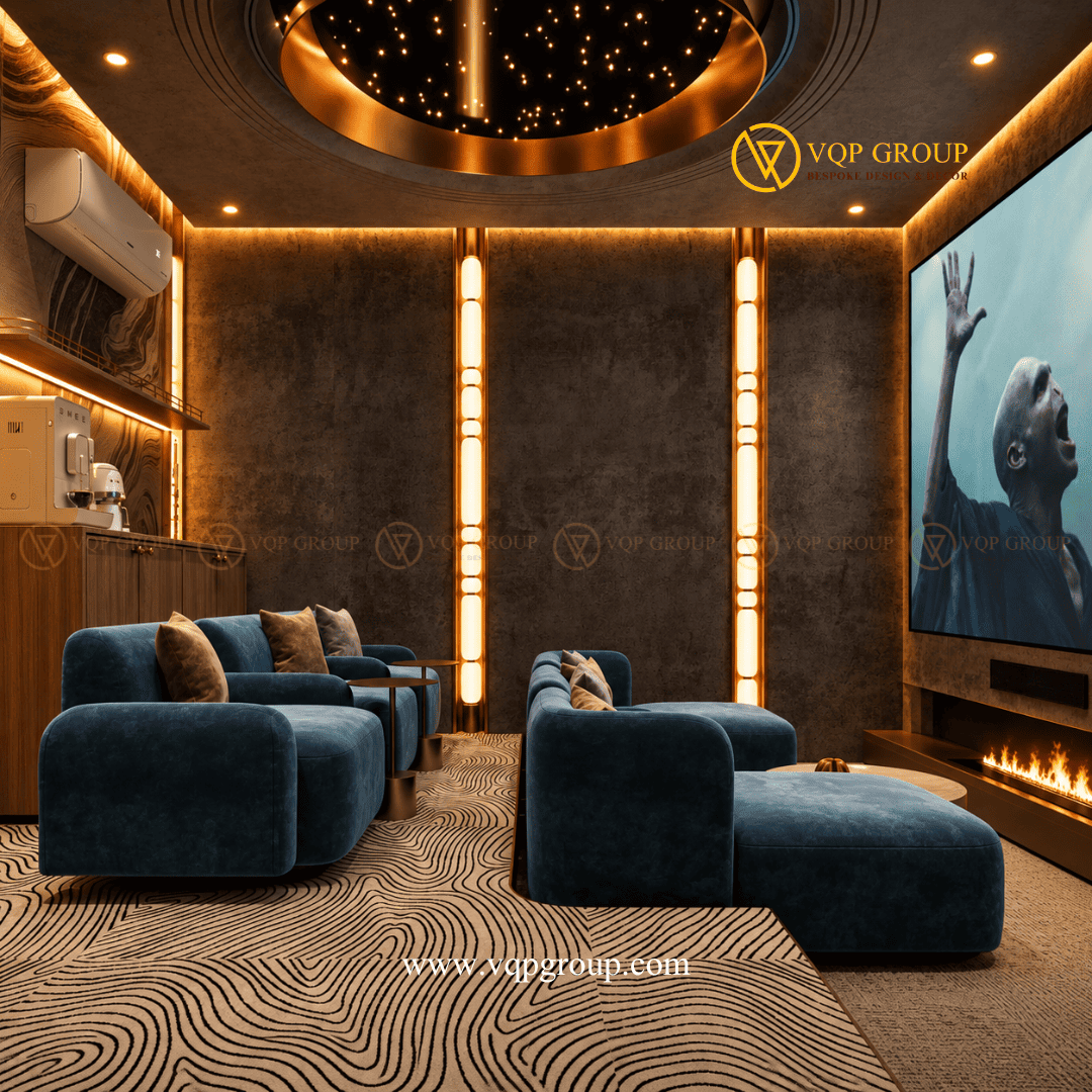 Khu tiện ích đồ uống Home Cinema biệt thự Vinhomes Riverside The Harmony