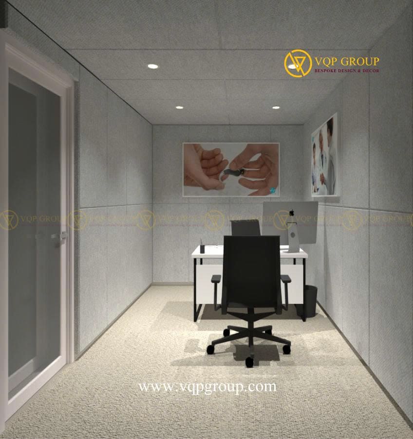 Nội thất phòng khám thính lực tại 54 Đại La Hà Nội