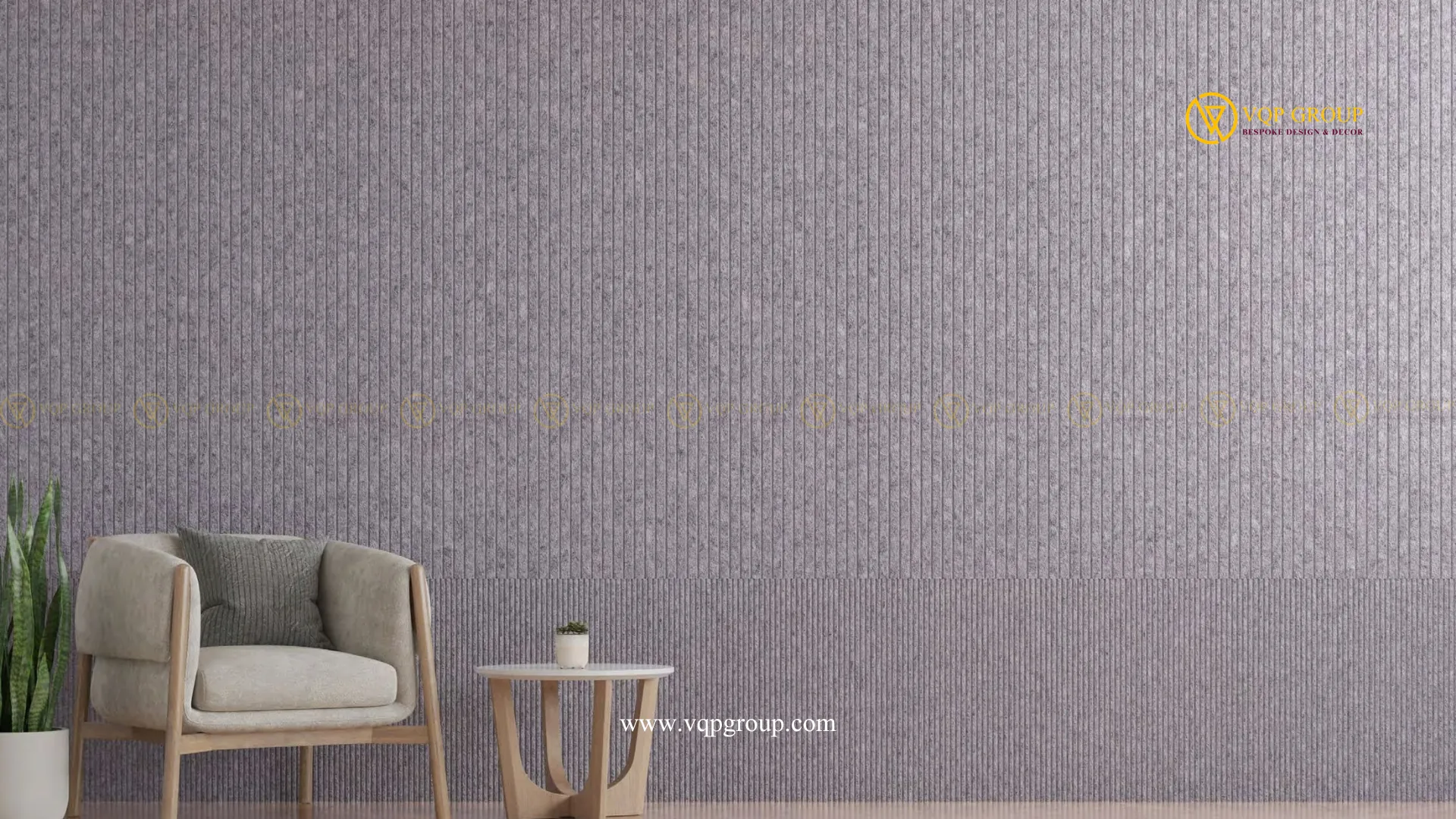 Tấm PET Acoustic trang trí module cung tròn màu hồng