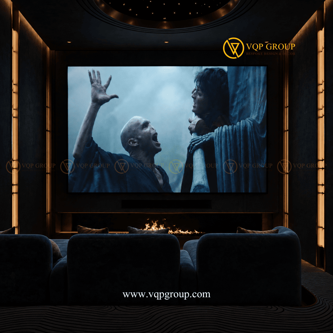 Poster Luxury Home Cinema biệt thự Vinhomes Riverside The Harmony Long Biên
