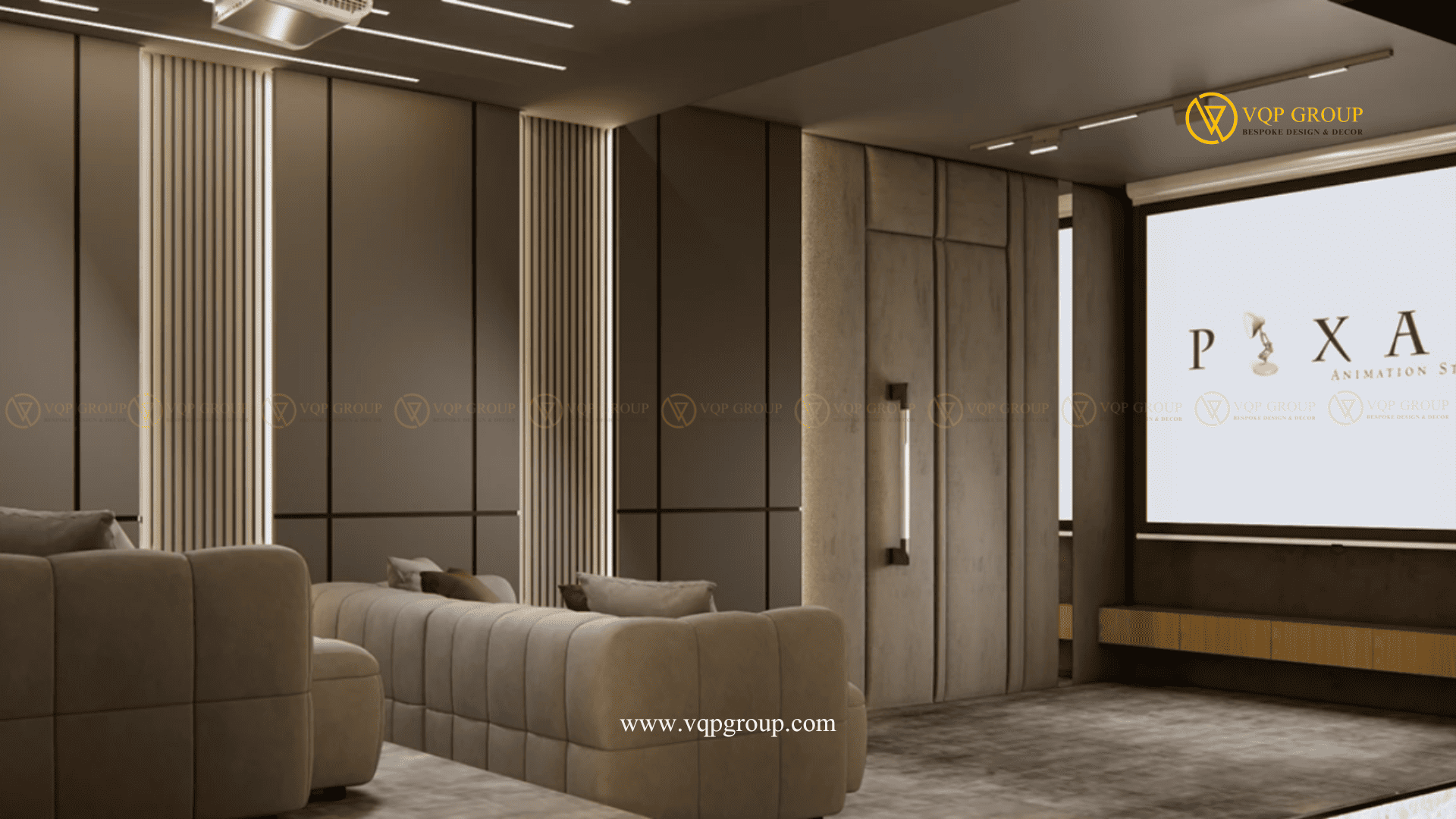 Trần ánh sao Home Cinema The Manor Central Park với hệ ghế cinema cao cấp