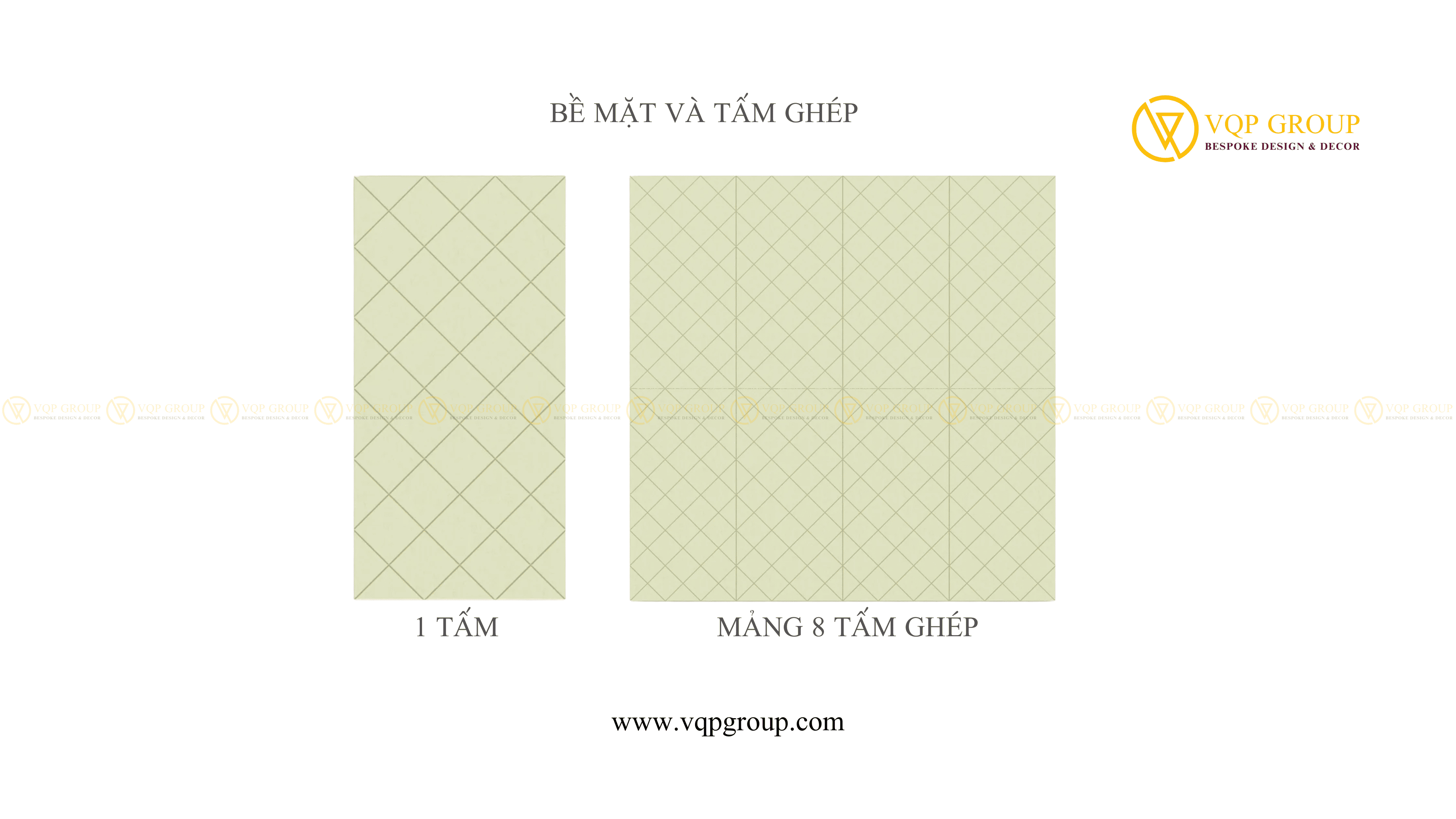 Một tấm và mảng 8 tấm ghép Caro L PET Acoustic