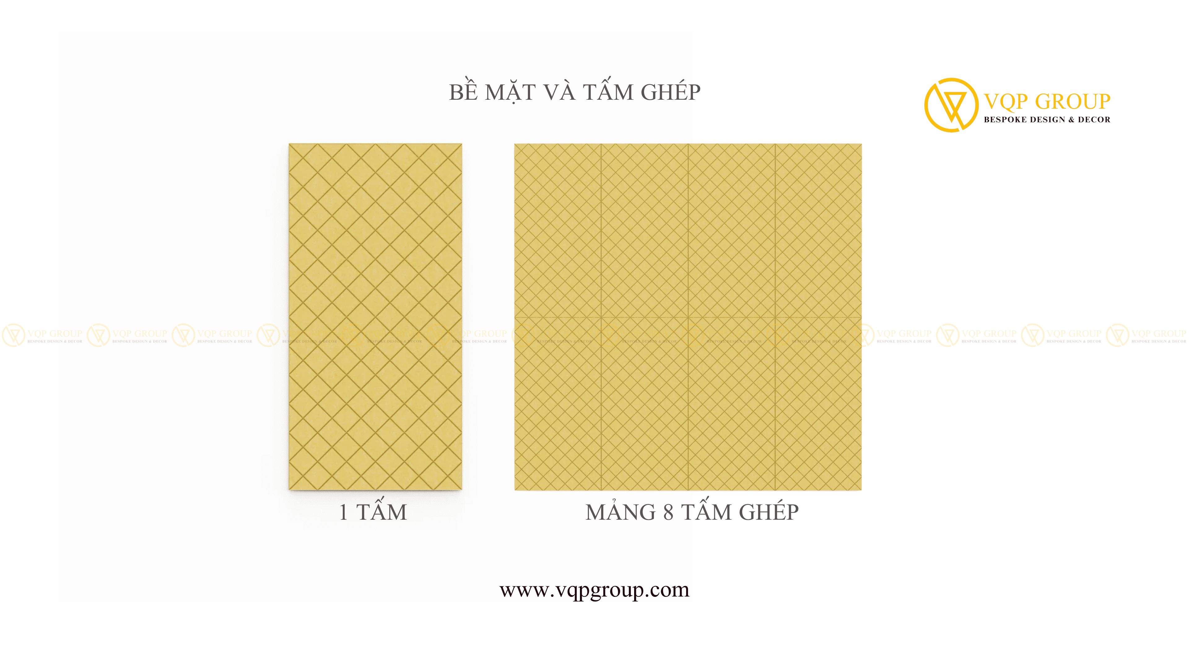 Một tấm và mảng 8 tấm ghép Caro M PET Acoustic