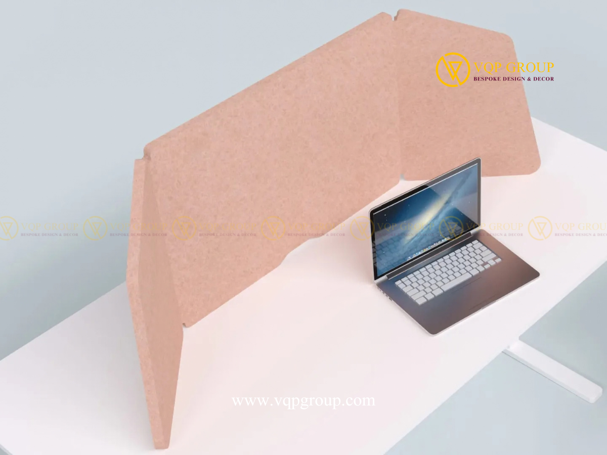Cấu tạo vách PET ba phía cho workstation VQP-PET-D002