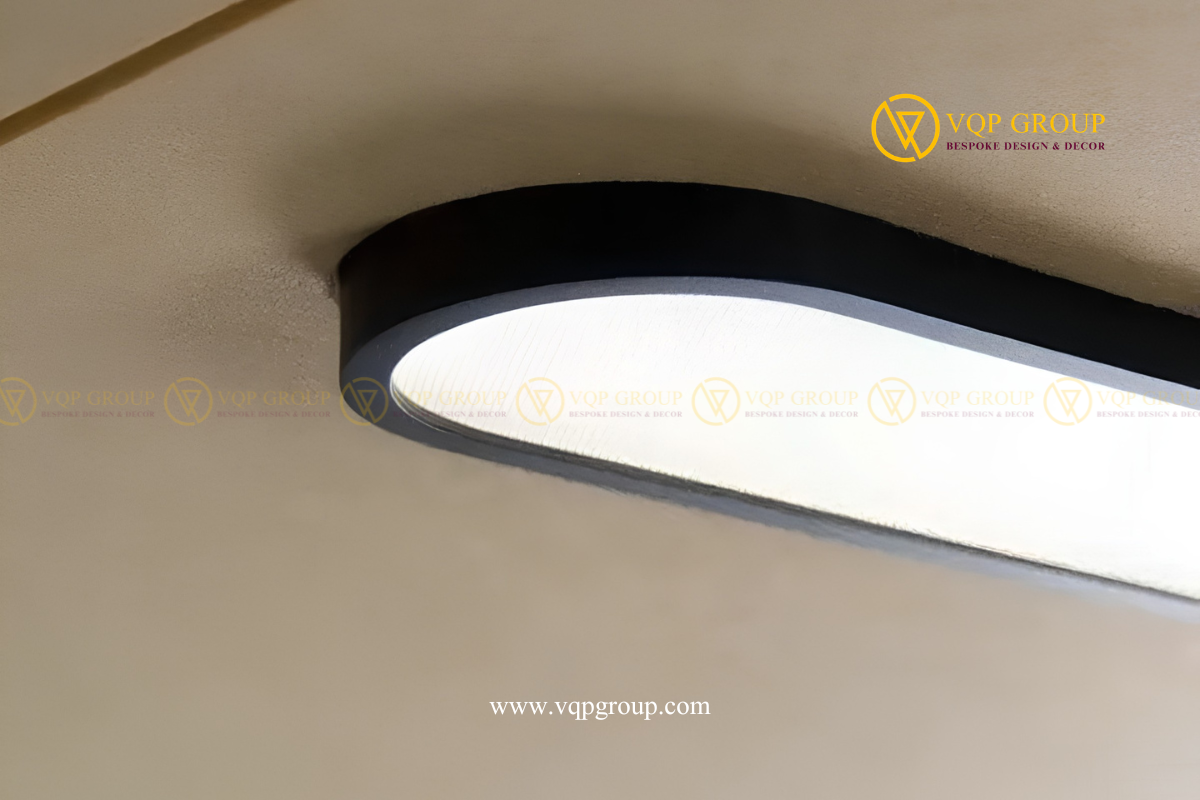 Chi tiết hoàn thiện đèn và tấm PET Acoustic VQP-PET-C046