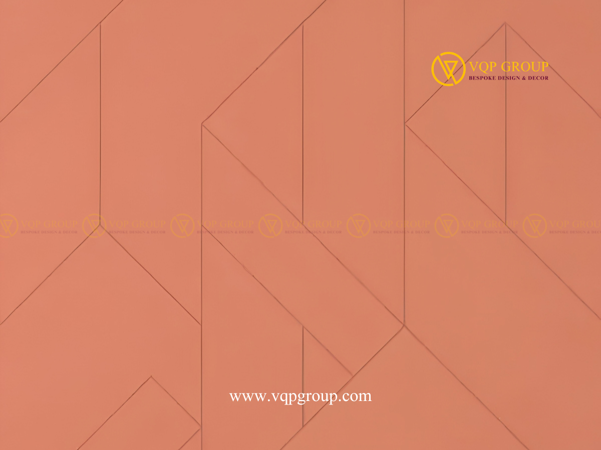 Chi tiết họa tiết tấm tiêu âm PET nét đan lớp VQP-PET-W006