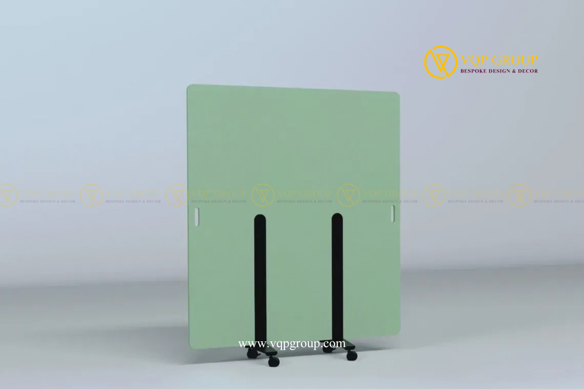 Vách PET di động có bánh xe VQP-PET-R004 cho không gian linh hoạt